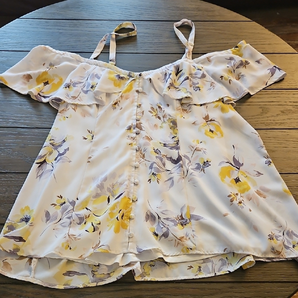 Torrid Floral Off-shoulder Camisole
